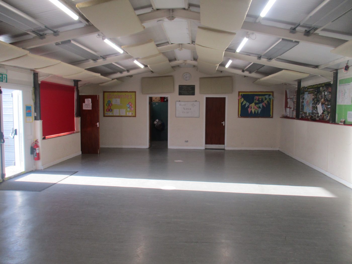 The main hall at Notts Own Scout Hut